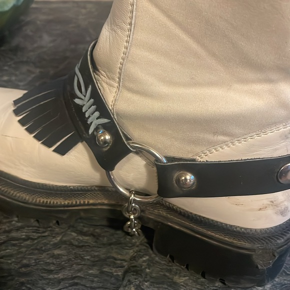 Vintage white Harley Davidson boots - Picture 4 of 6